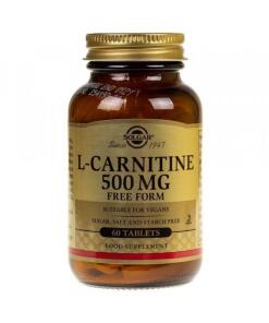 Solgar - L-karnitín, 500 mg (60 tabliet)