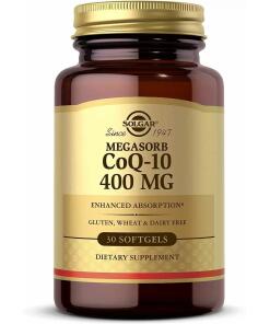 Solgar - SOLGAR Megasorb CoQ-10 400 mg (30 mäkkých kapsúl)