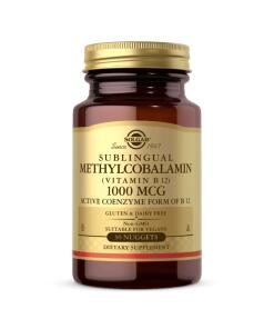 Solgar - SOLGAR Sublingválny Metylkobalamín (Vitamín B12), 1000 mcg (30 tabliet)