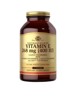 Solgar - SOLGAR Vitamín E zmiešaný 268 mg (400 IU) (250 mäkkých kapsúl)