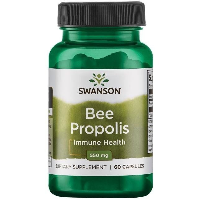 Swanson - SWANSON Včelí propolis 550 mg, 60 kapsúl