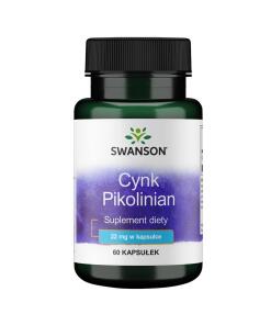 Pikolinát zinku v preferovanej forme tela, 22 mg - 60 kapsúl