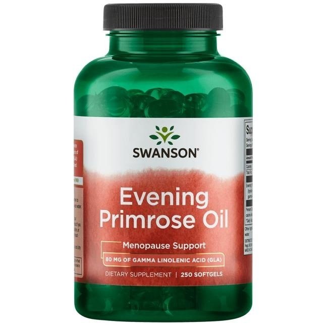 Swanson - SWANSON EPO (Olej z pupalky dvojročnej) 500 mg, 250 kapsúl