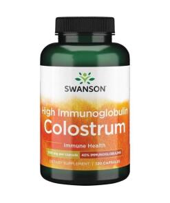 Swanson - SWANSON Colostrum s vysokým obsahom imunoglobulínov 500 mg, 120 kapsúl