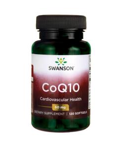 Swanson Koenzým Q10 60 mg, 120 mäkkých kapsúl