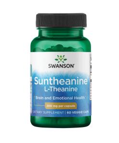 Swanson - SWANSON L-teanín 200 mg, 60 kapsúl