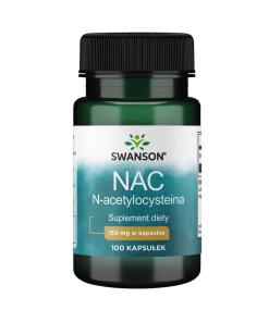 Swanson - SWANSON NAC (N-acetylcysteín) 150 mg, 100 kapsúl