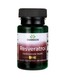 Swanson - SWANSON Resveratrol 50 mg, 30 kapsúl