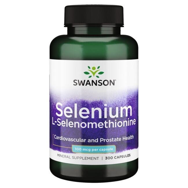 Swanson - SWANSON Selen SeLECT 100 mcg, 300 kapsúl