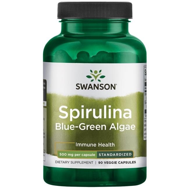 Swanson - SWANSON Štandardizovaná spirulina 90 kapsúl