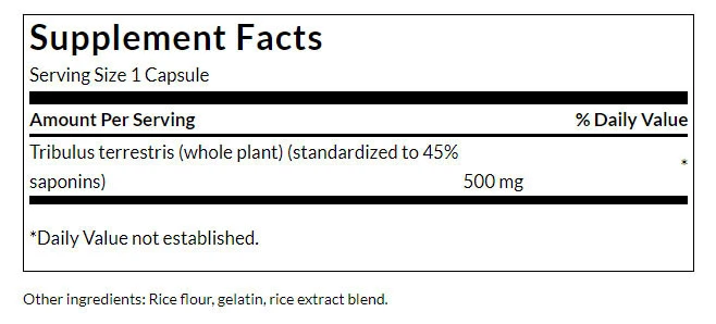 Tribulus terrestris - extrakt, 500 mg - 60 kapsúl – Obrázok 3