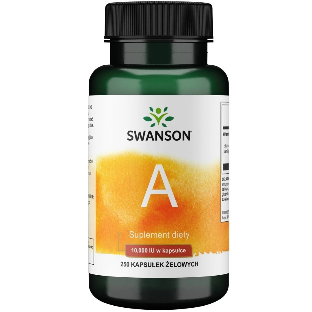Vitamín A, 10 000 IU - 250 mäkkých kapsúl