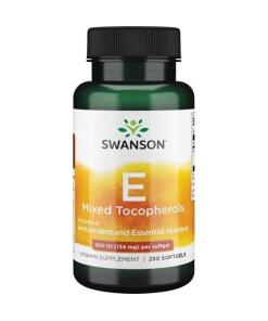 Swanson - SWANSON Zmes vitamínu E 200IU 250 kapsúl