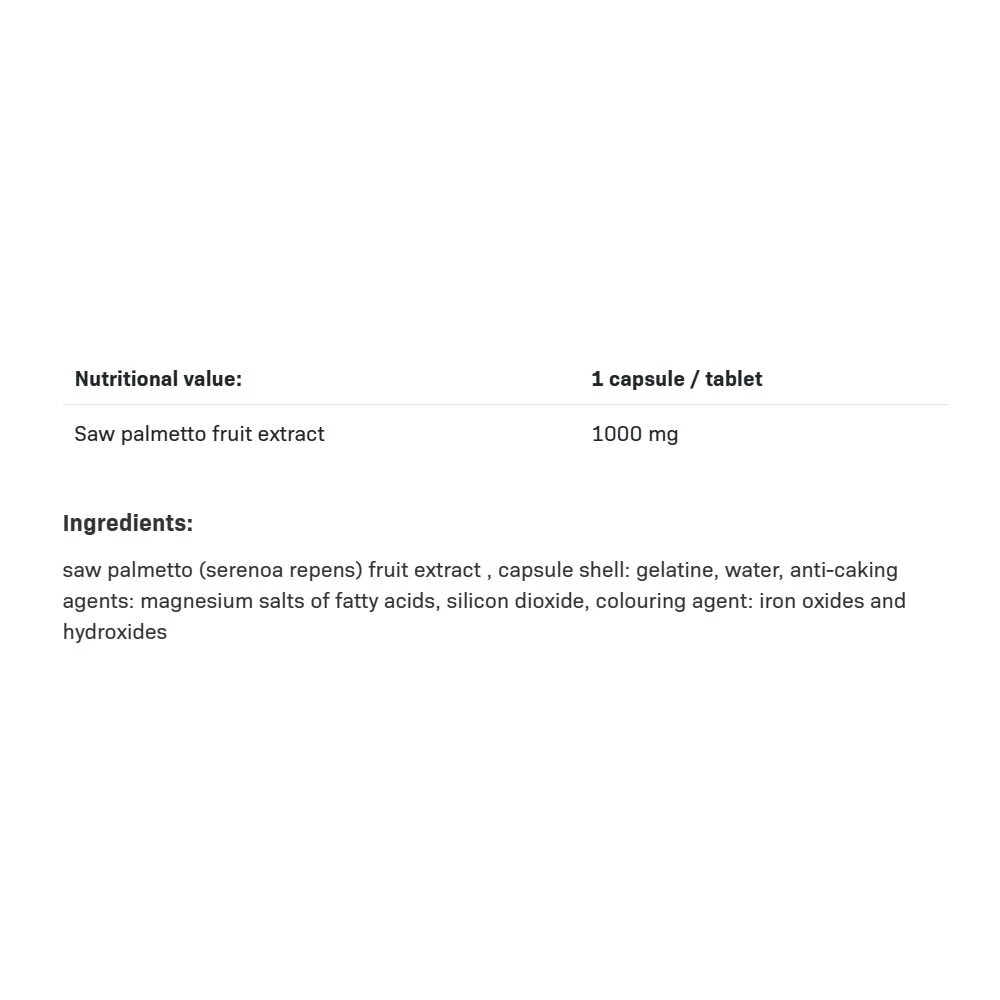 Saw Palmetto - 90 kapsúl – Obrázok 2