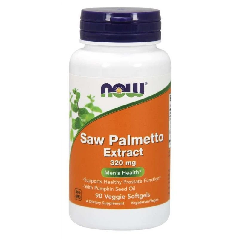 Extrakt Saw Palmetto s olejom z tekvicových semienok, 320 mg - 90 rastlinných softgélov