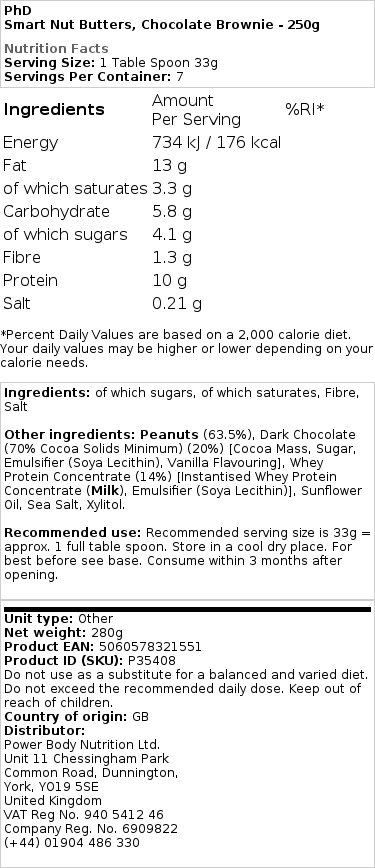 Inteligentné Orechové Maslo, Biela Čokoláda Blondie - 250g – Obrázok 2