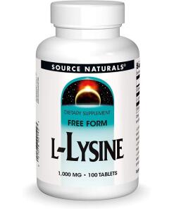 Source Naturals L-Lyzín 1000 mg, 100 tabliet