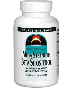 Source Naturals Mega Strength Beta Sitosterol 375 mg, 120 vegánskych tabliet