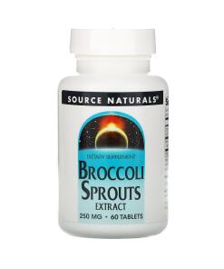 Source Naturals extrakt z brokolicových klíčkov 250 mg, 60 tabliet