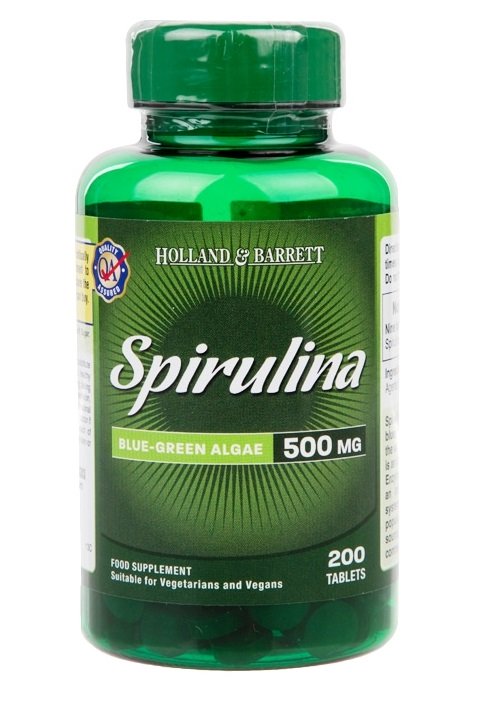Spirulina, 500 mg - 200 tabliet