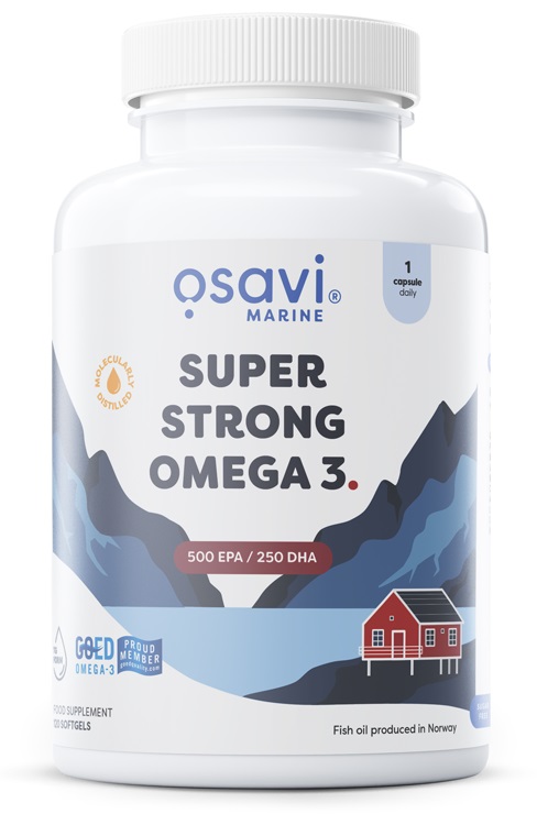 Super silný Omega 3, 500 EPA / 250 DHA - 120 kapsúl
