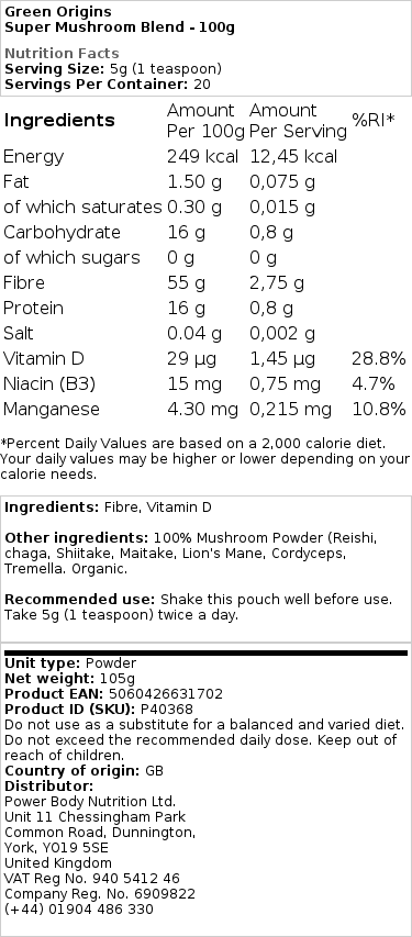 Super zmes húb - 100g – Obrázok 2