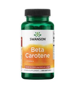 Swanson Beta Karotén 25 000 IU (7 500 mcg) 300 mäkkých kapsúl