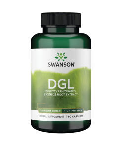 Swanson DGL vysoká účinnosť 700 mg, 90 kapsúl