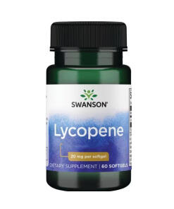 Swanson Lykopén 20 mg, 60 mäkkých kapsúl