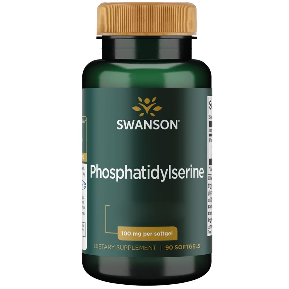 Swanson Fosfatidylserín 100 mg, 90 mäkkých kapsúl – Obrázok 2
