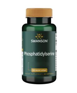 Swanson Fosfatidylserín 100 mg, 90 mäkkých kapsúl