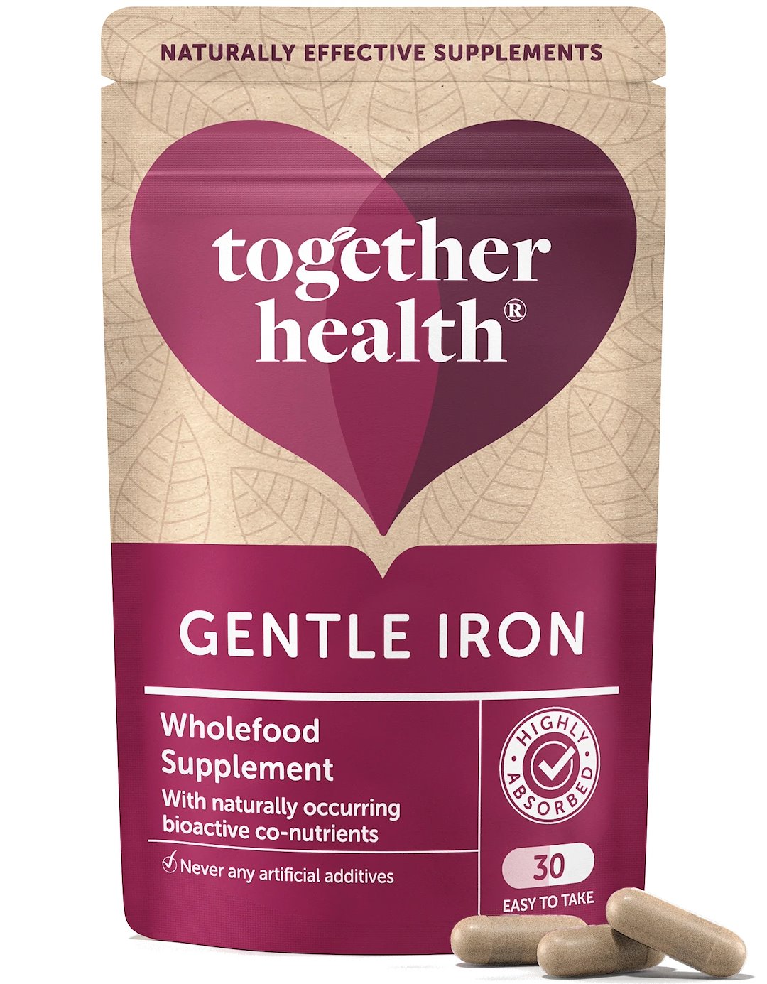 Together - Jemné železo s vitamínmi skupiny B (30 kapsúl)