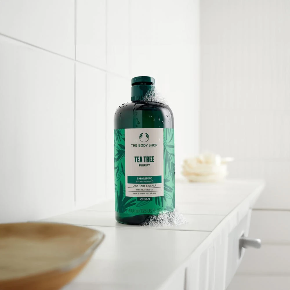 The Body Shop - Šampón na čistenie a vyváženie s čajovníkom (400 ml) – Obrázok 5
