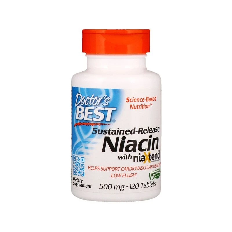 Niacín s postupným uvoľňovaním s niaXtend, 500 mg - 120 tabliet