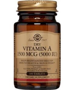 Sušený vitamín A, 5000 IU - 100 tabliet