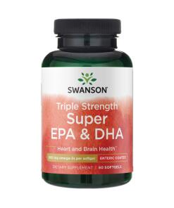 Trojnásobná sila Super EPA & DHA, 900 mg - 60 mäkkých kapsúl