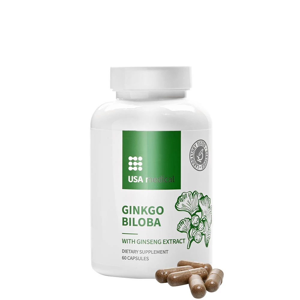 USA medical - Ginkgo Biloba (60 kapsúl)
