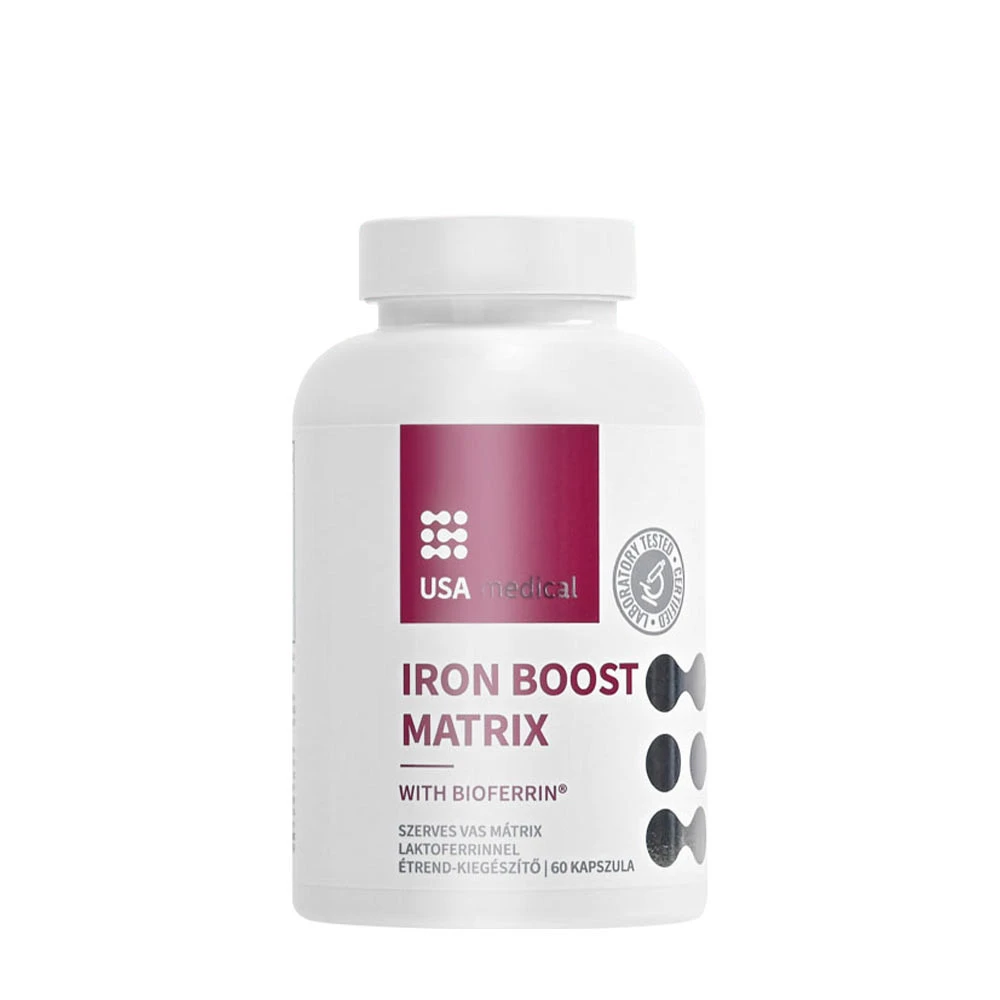 USA medical - USA medical Železo Boost Matrix BioFerrin® (60 kapsúl)