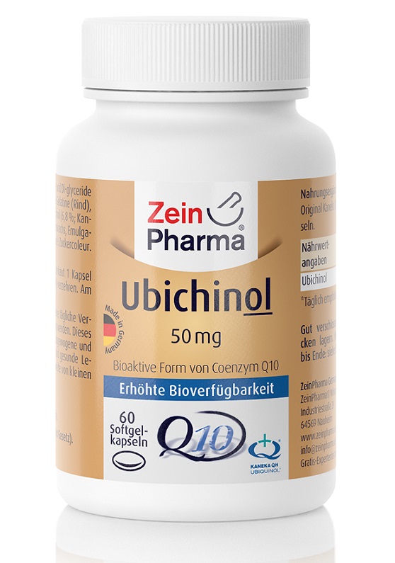 Ubiquinol, 50 mg - 60 kapsúl