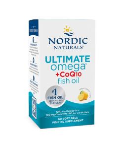 Ultimátny Omega + CoQ10, 1280 mg Citrón - 60 mäkkých kapsúl