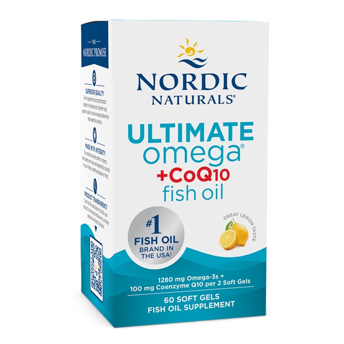 Ultimátny Omega + CoQ10, 1280 mg Citrón - 60 mäkkých kapsúl
