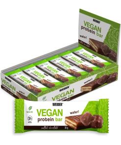 Weider - Veganský proteínový tyčinka, Soľná čokoláda - 12 x 35g