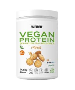 Weider - Veganský proteín, Cookies - 750g