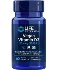 Vegánsky vitamín D3, 125 mcg - 60 kapsúl