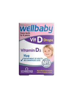Vitabiotics - Vitabiotics Wellbaby Kvapky vitamínu D (30 ml)