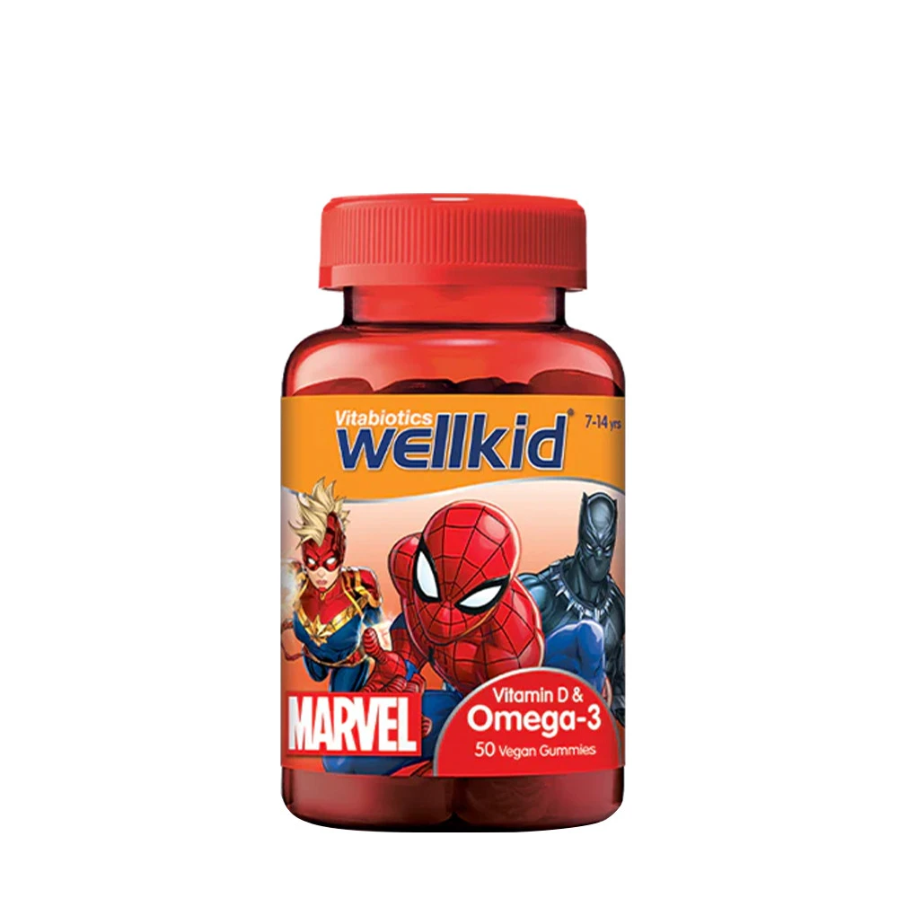 Vitabiotics - Vitabiotics Wellkid Marvel Omega-3 (50 želatínových cukríkov)
