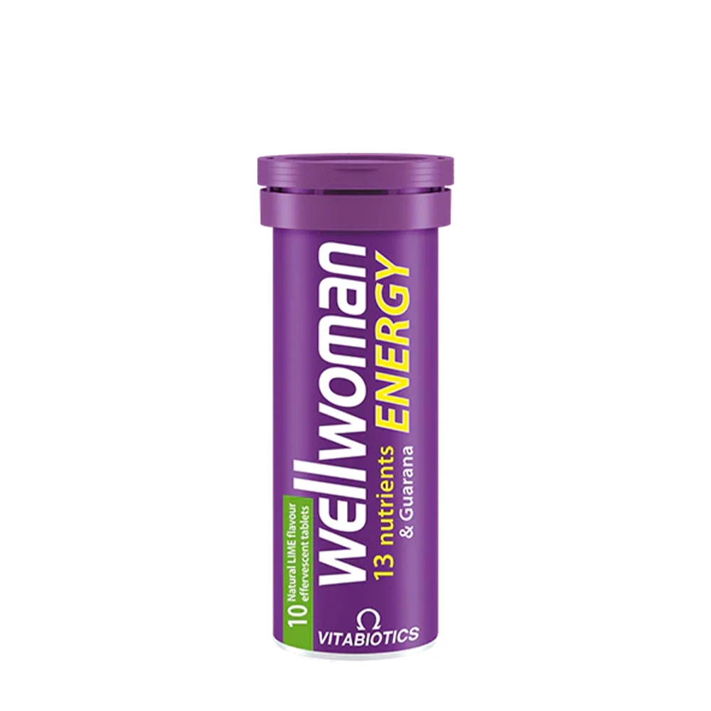 Vitabiotics - Vitabiotics Wellwoman Energy (10 šumivých tabliet, limetka) – Obrázok 3