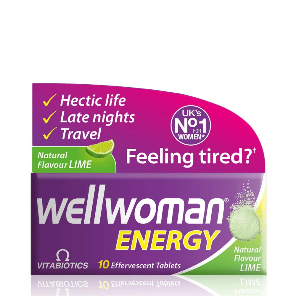 Vitabiotics - Vitabiotics Wellwoman Energy (10 šumivých tabliet, limetka) – Obrázok 7