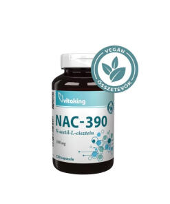 Vitaking - Vitaking NAC-390 (N-acetyl-L-cysteín) 390 mg (120 kapsúl)
