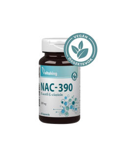 Vitaking - Vitaking NAC-390 (N-acetyl-L-cysteín) 390 mg (60 kapsúl)